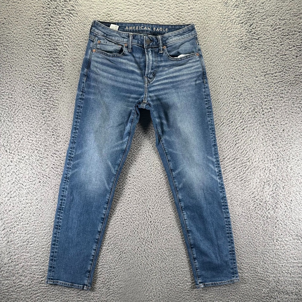 American Eagle Outfitters AirFlex+ Jeans Men's 29x30 Blue Cotton Denim Tapered
